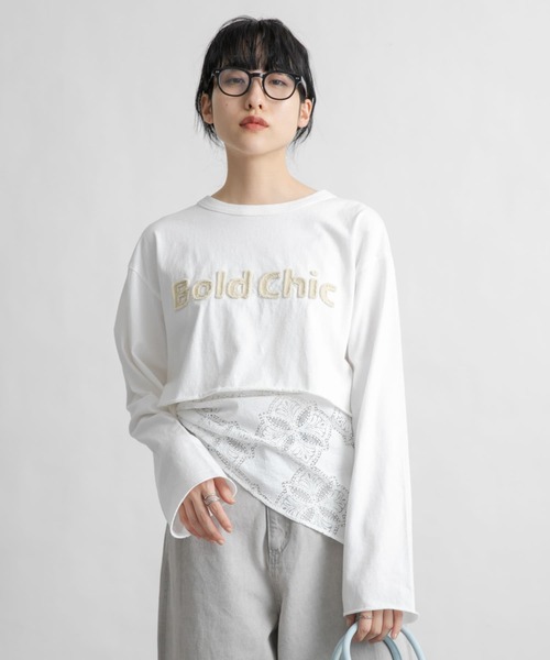 tシャツ 「前後2WAY」リブパッチワークカットソー レディース 前後2WAY】リブパッチワークカットソー | Kastane(カスタネ