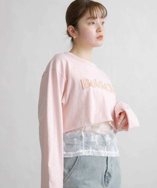 KBF tシャツ パッチワークロゴTEE レディース : ZOZOTOWN Yahoo