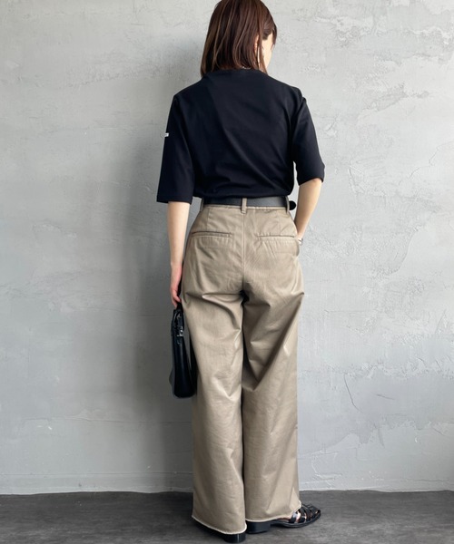 ORCIVAL tシャツ 「ORCIVAL/オーシバル」 ボートネック 5分袖