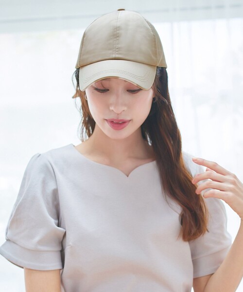 Tiaclasse キャップ 帽子 紫外線カット レディース ジャガードリボン