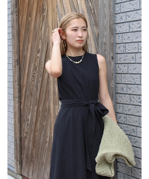 Ungrid ワンピース バックデザインノースリワンピース