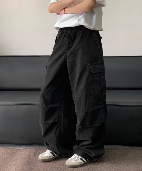 NOWLE カーゴパンツ 「NOWLE」ヴィンテージライク ルーズ