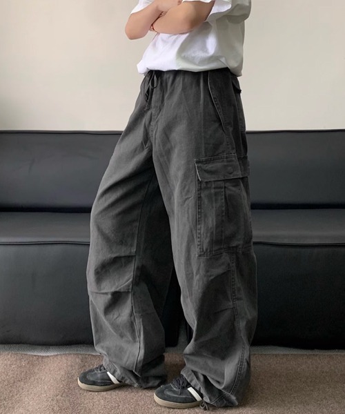 NOWLE カーゴパンツ 「NOWLE」ヴィンテージライク ルーズ