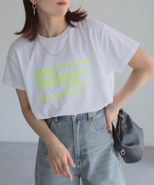 tシャツ 刺繍ロゴTシャツ レディース ロゴ刺繍Tシャツ[ze868] | レディースファッション通販の