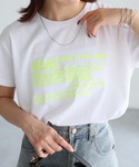 tシャツ 手書き風ロゴ刺繍デザインTシャツ レ...の詳細画像3