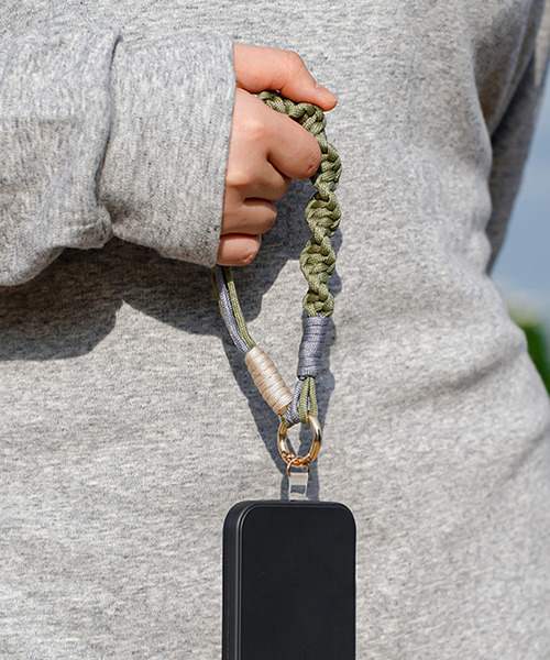 DEVICE（デバイス） パラコード編み アウトドア スマホストラップ