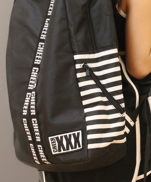 CHEER（チアー） デイバック リュック ロゴテープラインデザイン