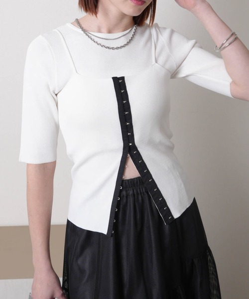 LADYMADE（レディメイド） ニット セーター フロントホックビスチェ