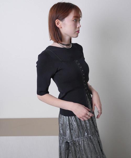 LADYMADE ニット セーター フロントホックビスチェ×ニット