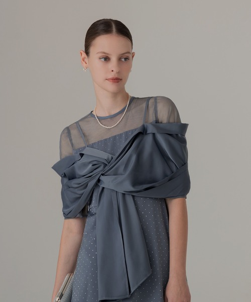 Leja 「Leja」 半袖ワンピース SMALL ブルー レディース