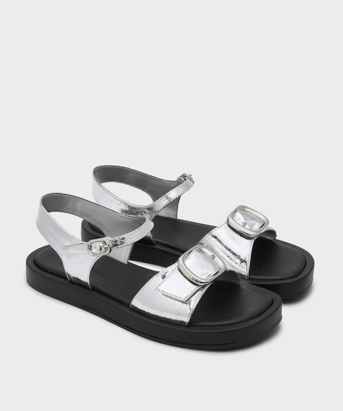 CHARLES ＆ KEITH（チャールズ&キース） サンダル バックル フラット