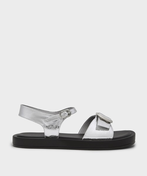 CHARLES ＆ KEITH（チャールズ&キース） サンダル バックル フラット