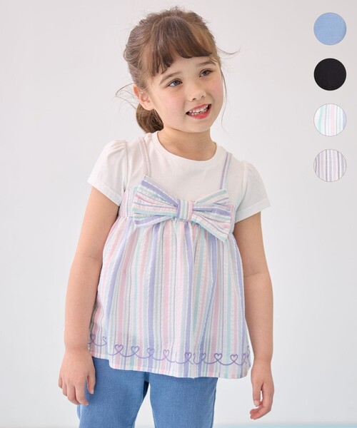 ANY（エニィ） tシャツ キャミソール ドッキングTシャツ キッズ 子供服