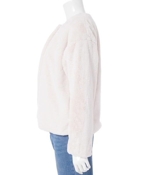 「fifth」 ノーカラーコート M モカ レディース_画像9