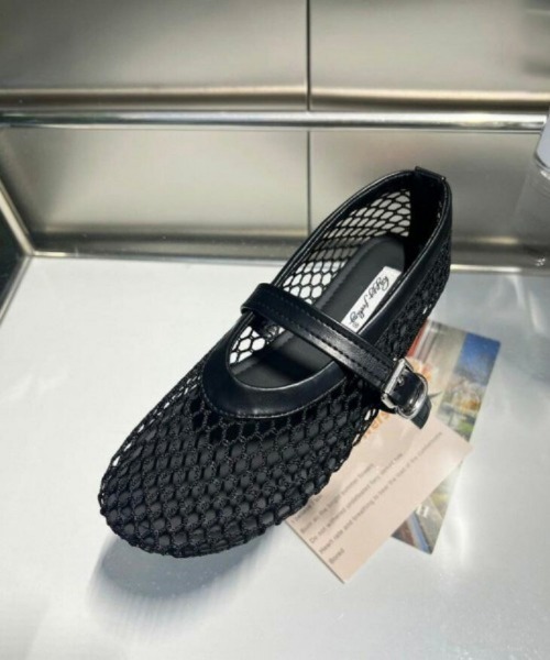 メッシュバレーシューズ バレエシューズ パンプス ベルトメッシュ : ZOZOTOWN Yahoo!店