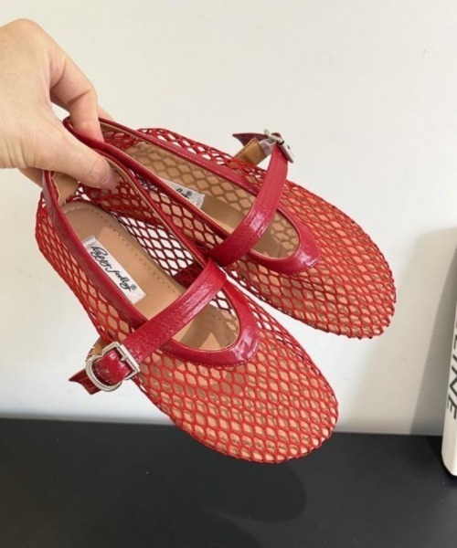 バレエシューズ パンプス ベルトメッシュ : ZOZOTOWN Yahoo!店