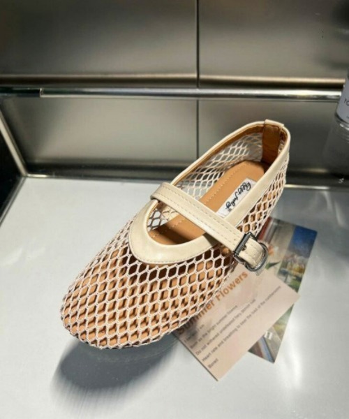 バレエシューズ パンプス ベルトメッシュ : ZOZOTOWN Yahoo!店