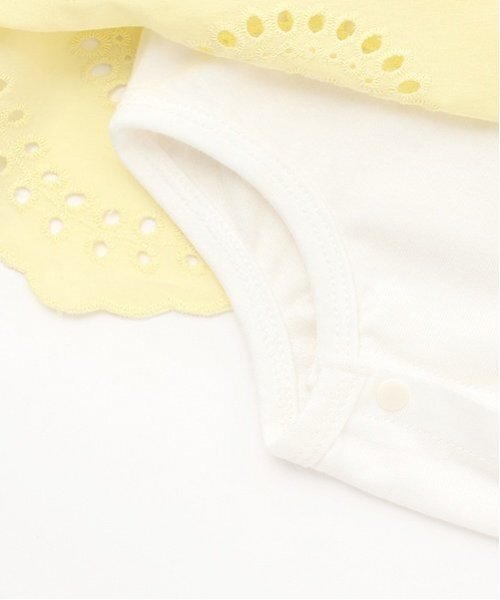 ベビー服 ロンパース 「リンク」オーバーレースOPロンパース | petit main | 11