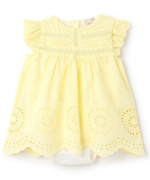 ベビー服 ロンパース 「リンク」オーバーレースOPロンパース | petit main | 15