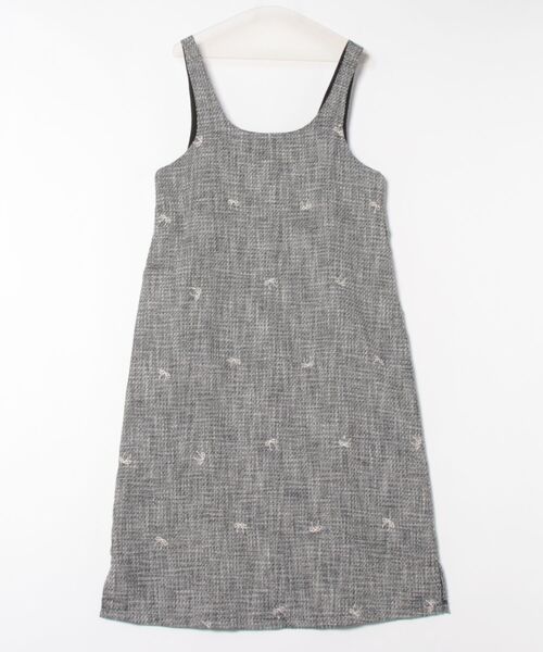 「aimoha」 サロペットスカート SMALL グレー レディース_画像3