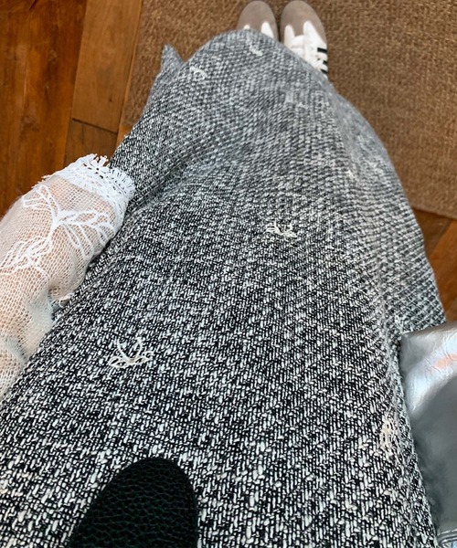 「aimoha」 サロペットスカート SMALL グレー レディース_画像6