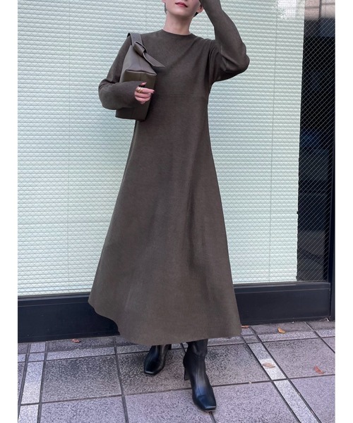 STYLEMIXER（スタイルミキサー） ニットワンピース SMALL グリーン