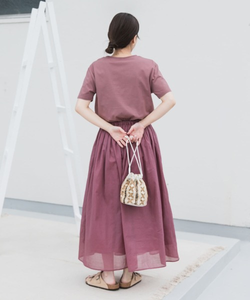 URBAN RESEARCH DOORS カシュクール　とろみ　ワンピース　紺 URBAN RESEARCH DOORS（アーバンリサーチドアーズ）の