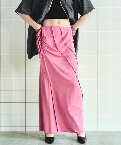MAISON SPECIAL（メゾンスペシャル） スカート Ruffled Draped Maxi