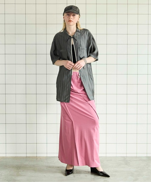 MAISON SPECIAL（メゾンスペシャル） スカート Ruffled Draped Maxi
