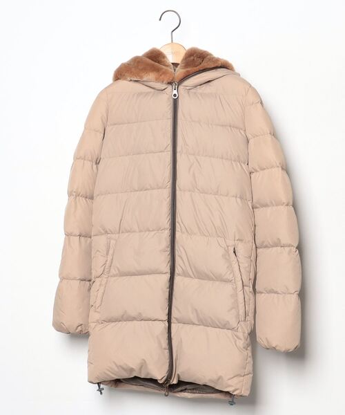 【美品】デュべティカ　ダウンコート　DUVETICA ベージュ　40 DUVETICA（デュベティカ） ダウンコート 40 ベージュ レディース