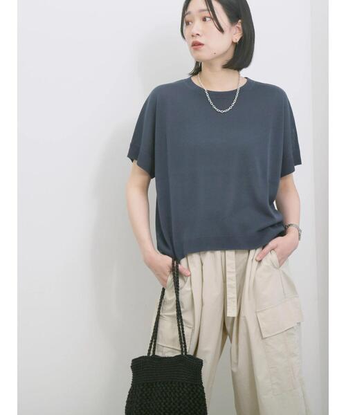 ☆Theory luxe サマーニット　麻混ニット　ウォッシャブル theory luxe ウォッシャブル プルオーバー ニット 38 セオリー