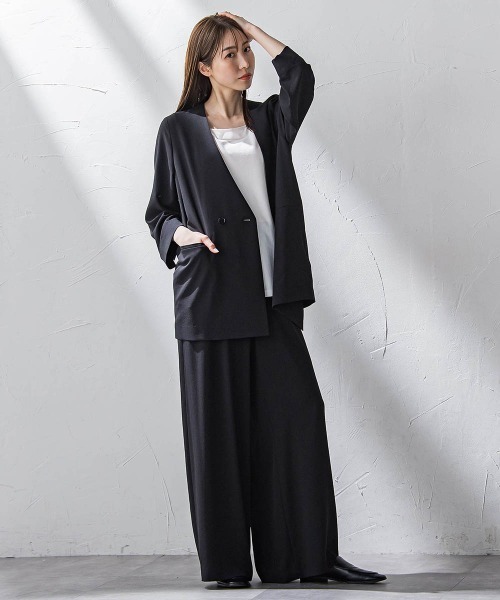la.f（ラ・エフ） ジャケット ノーカラージャケット 入学式 卒業式