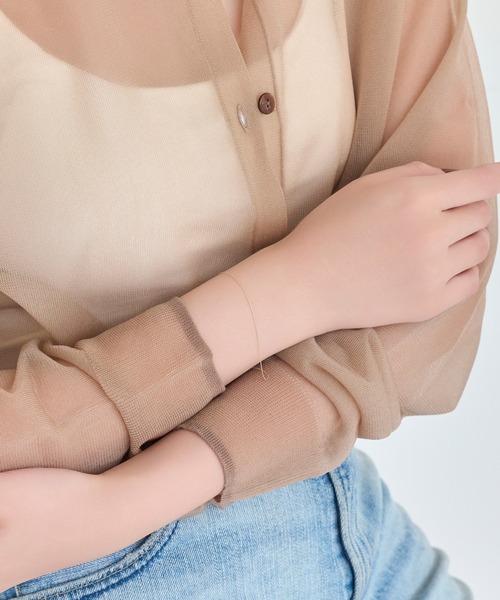 Phoebe（フィービー） ブレスレット 「K10」シャインリンクチェーン 