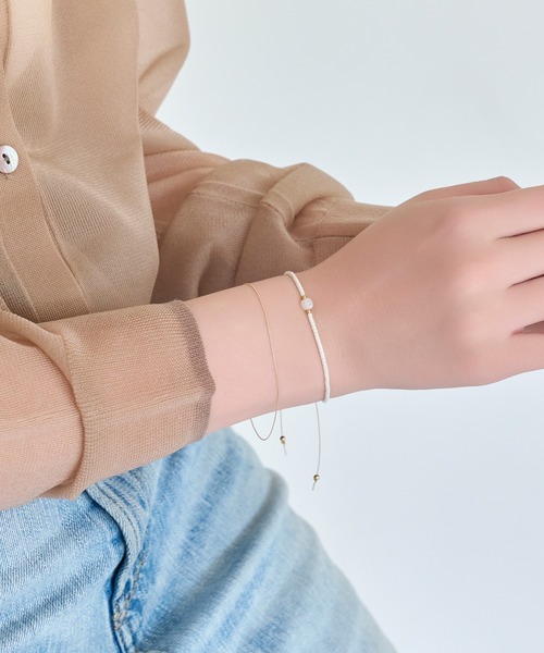 Phoebe（フィービー） ブレスレット 「K10」シャインリンクチェーン 