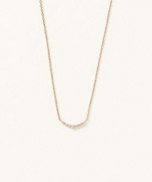 agete シンプルゴールドネックレス agete ネックレス ゴールドコレクターネックレス レディース