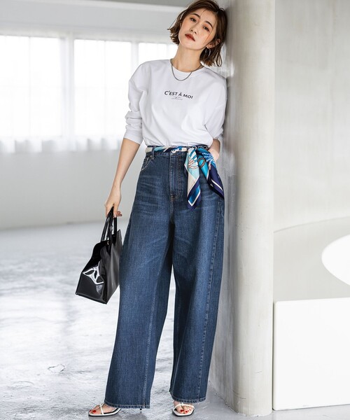 23区（ニジュウサンク） ジーンズ デニム デニムパンツ 「見上愛さん