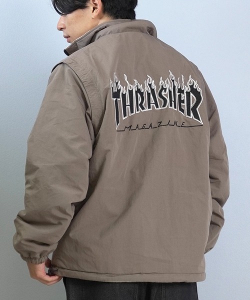 THRASHER（スラッシャー） コート ジャケット リバーシブルジャケット