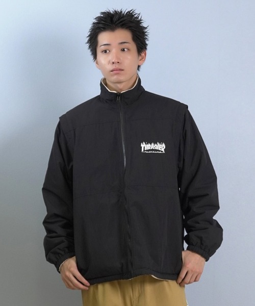 THRASHER（スラッシャー） コート ジャケット リバーシブルジャケット