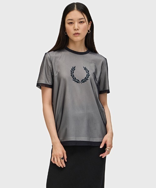 FRED PERRY Tシャツ　レディース Sサイズ FRED PERRY tシャツ 「FRED PERRY/フレッドペリー」 ローレス