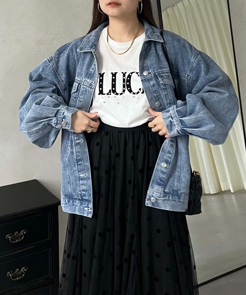 「prose verse」 デニムジャケット LARGE ブルー レディース