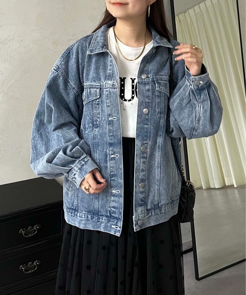 「prose verse」 デニムジャケット LARGE ブルー レディース