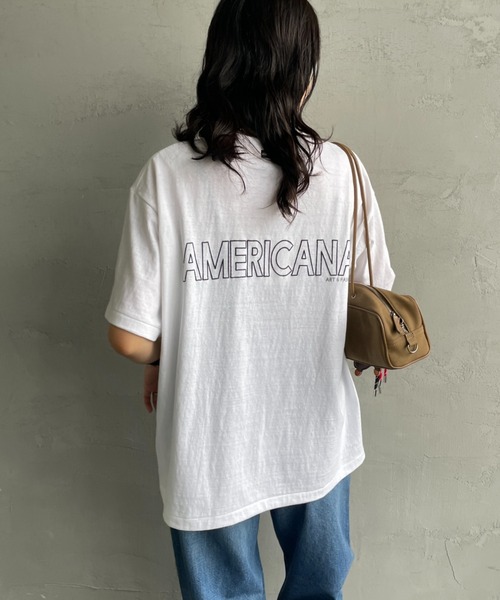 AMERICANA tシャツ 「Americana/アメリカーナ」 バックプリント