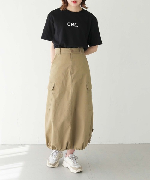 [HER CLOSET] [SHE MO SHELLY] юбка M черный женский 