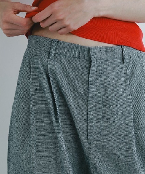 ETRE TOKYO パンツ コットンシルクカーヴィーパンツ レディース