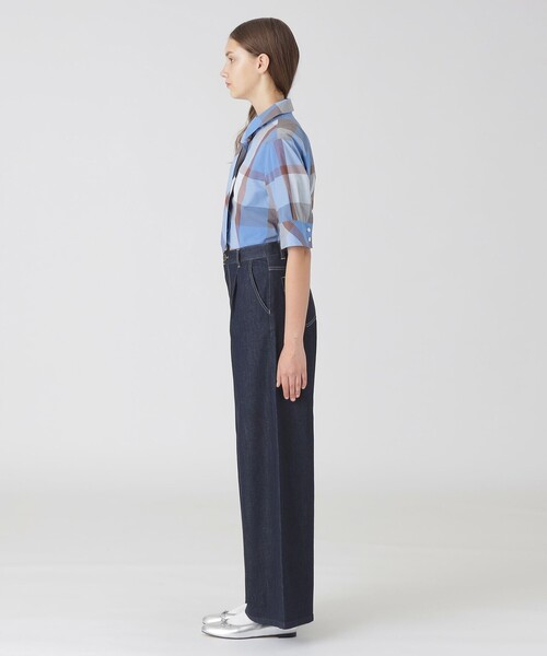 BLUE LABEL 黒 パンツ レディース デニム デニムワイドパンツ（パンツ）｜BLUE LABEL CRESTBRIDGE(ブルー