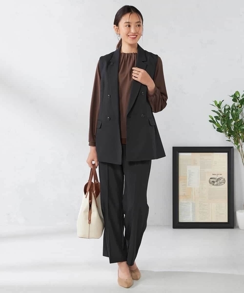 a.v.v（アー・ヴェ・ヴェ） パンツ 「洗える/イージーケア/吸水速乾