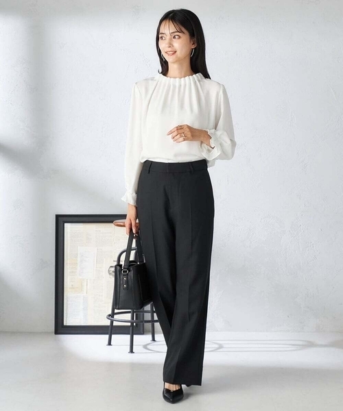 a.v.v（アー・ヴェ・ヴェ） パンツ 「洗える/イージーケア/吸水速乾