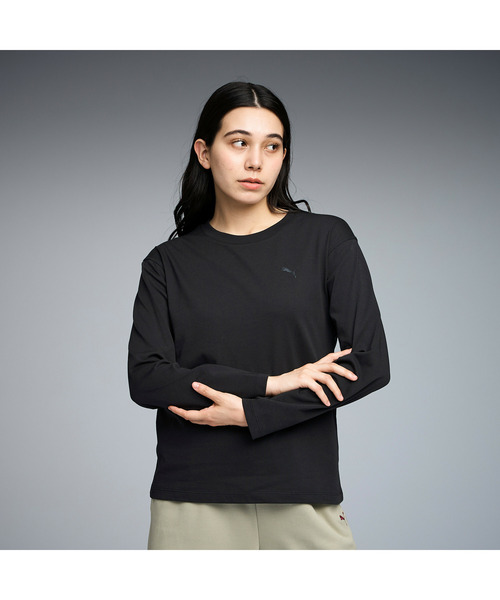 PUMA（プーマ） uvカット tシャツ ウィメンズ ESS MX キャットロゴ