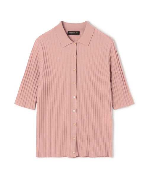 TOMORROWLAND collection ニット セーター カシミヤシルクリブ ポロ