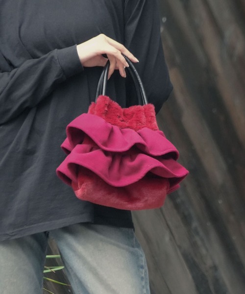 Lee（リー） ショルダーバッグ バッグ 「Lee/リー」モコモコフリル2WAY